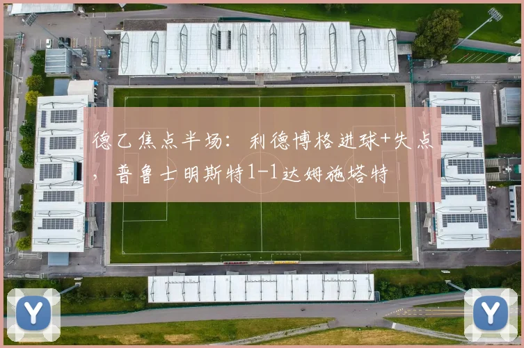 德乙焦点半场:利德博格进球+失点,普鲁士明斯特1-1达姆施塔特